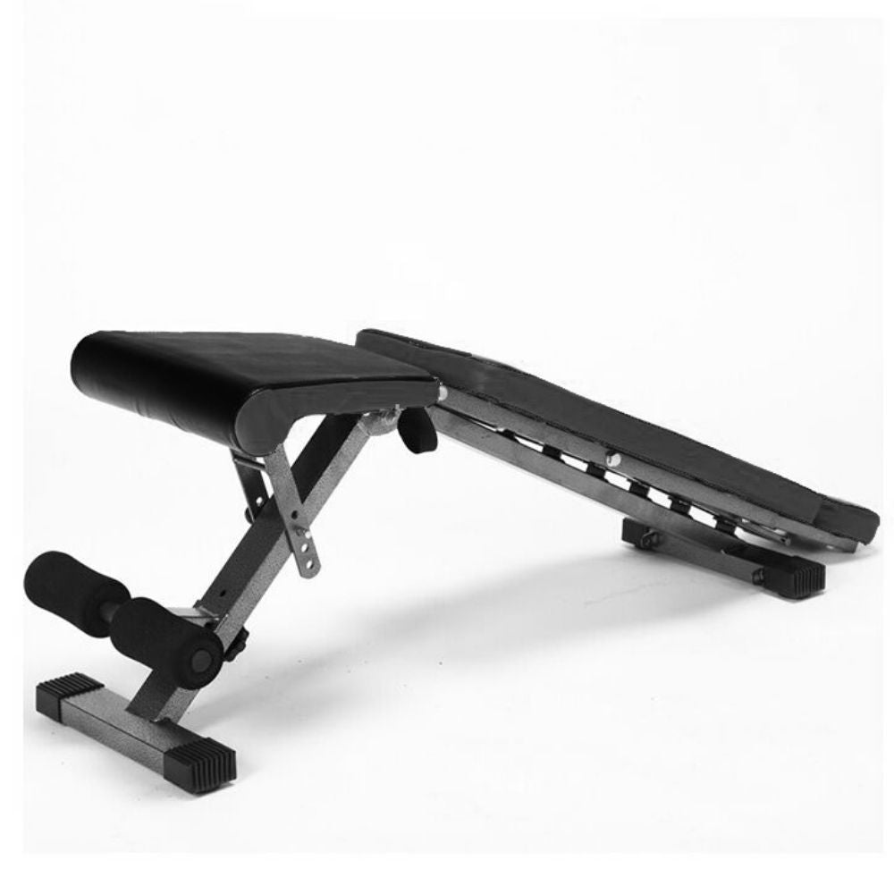 Lyftingabekkur, stillanlegur. Með teygjum